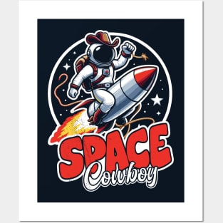 Astronaut Space Cowboy Posters and Art